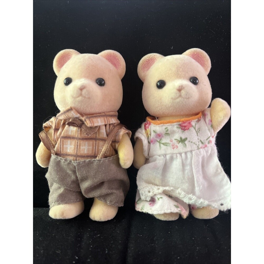 Calico Critters Cuddle Bear Mom & Dad